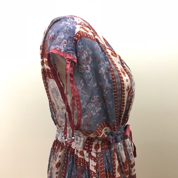 Free People Boho Prairie Dress M - Picture 4 of 6